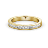 Classic Princess Cut Half Eternity Ring