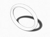 Court Shaped Wedding Band, Polished Finish, Choose Your Metal & Width