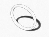 Court Shaped Wedding Band, Polished Finish, Choose Your Metal & Width