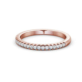 Half Eternity Ring, Round Cut Classic Petite