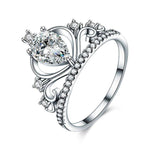 1.00ct Pear Cut Diamond, Princess Crown, Eternity Ring