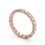 Full Eternity Ring, Round Cut Vintage Design