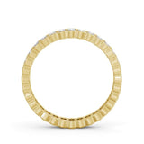 Full Eternity Ring, Round Cut Rub Over Setting