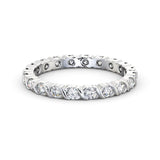 Full Eternity Ring, Round Cut Vintage Design