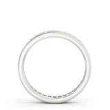 Full Eternity Ring, Round Cut, Milgrain Edge