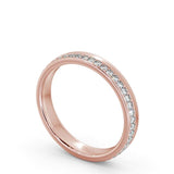 Full Eternity Ring, Offset Round Cut Stones