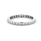 Full Eternity Ring, Round Cut Vintage Design