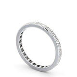 Full Eternity Ring, Round Cut Vintage Design