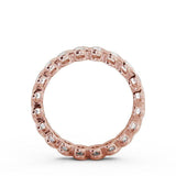 Full Eternity Ring, Round Cut Rub-Over Setting