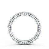 Full Eternity Ring, Round Cut, Stone Set Sides
