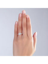 2.00ct White Topaz and Diamond Enagagement Ring, Vintage Inspired, Available in 14kt or 18Kt White, Yellow or Rose Gold