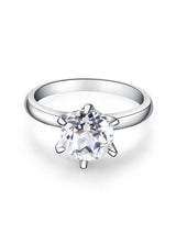 2.00ct White Topaz Enagagement Ring, Vintage Inspired, Available in 14kt or 18Kt White, Yellow or Rose Gold