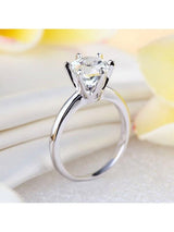 2.00ct White Topaz Enagagement Ring, Vintage Inspired, Available in 14kt or 18Kt White, Yellow or Rose Gold
