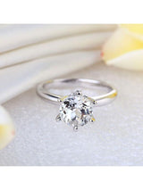 2.00ct White Topaz Enagagement Ring, Vintage Inspired, Available in 14kt or 18Kt White, Yellow or Rose Gold