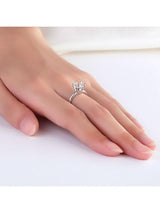 2.00ct White Topaz Enagagement Ring, Vintage Inspired, Available in 14kt or 18Kt White, Yellow or Rose Gold