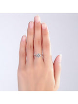 2.00ct White Topaz Enagagement Ring, Vintage Inspired, Available in 14kt or 18Kt White, Yellow or Rose Gold