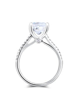 2.00ct White Topaz and Diamond Enagagement Ring, Vintage Inspired, Available in 14kt or 18Kt White, Yellow or Rose Gold