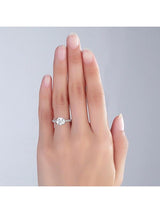 2.00ct White Topaz and Diamond Enagagement Ring, Vintage Inspired, Available in 14kt or 18Kt White, Yellow or Rose Gold