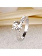 1.20ct White Topaz and Diamond Enagagement Ring, Vintage Inspired, Available in 14kt or 18Kt White, Yellow or Rose Gold