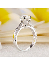 1.20ct White Topaz and Diamond Enagagement Ring, Vintage Inspired, Available in 14kt or 18Kt White, Yellow or Rose Gold