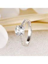 1.20ct White Topaz and Diamond Enagagement Ring, Vintage Inspired, Available in All Metals