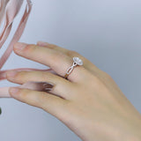 Copy of Oval Cut Moissanite, Classic Halo Engagement Ring, Choose Your Stone Size and Metal