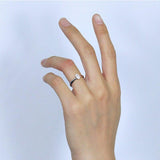 0.60ct Oval Cut Moissanite, Classic Engagement Ring, Available in White Gold or Platinum