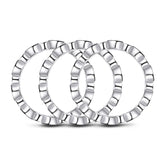 1.50ct Each Diamond Wedding Band, Full Eternity Ring, 925 Sterling Silver