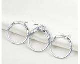 2.10ct Round Cut Diamond Ring Set x 3 piece, 925 Sterling Silver
