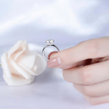 1.50ct Round Cut Moissanite, Classic Engagement Ring, Available in White Gold or Platinum