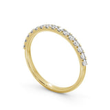 Round Cut Classic Half Eternity Ring