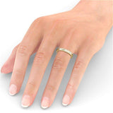 Half Eternity Ring, Round Cut, Milgrain Edge
