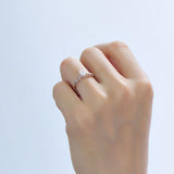 0.60ct Oval Cut Moissanite, Classic Vintage Engagement Ring, Available in White Gold or Platinum with Rose Gold Detailing