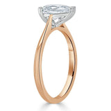 Lab-Diamond Pear Cut Engagement Ring, Classic Style, Choose Your Stone Size and Metal