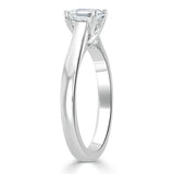 Lab-Diamond Princess Cut Engagement Ring, Classic Style, Choose Your Stone Size and Metal