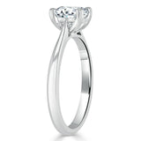 Lab-Diamond Cushion Cut Engagement Ring, Classic Style, Choose Your Stone Size and Metal