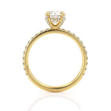 Lab-Diamond, Round Cut Engagement Ring, Classic Style, Choose Your Stone Size and Metal