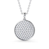 Circle Shaped Pendant 0.60ct