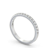 Classic Half Eternity Ring, Round Cut