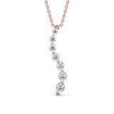 Drop Multi Stone Pendant 1.20ct