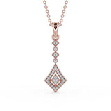 Drop Vintage Style Pendant 0.20ct