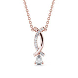 Drop Pear Pendant 0.50ct