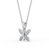 Drop Butterfly Pendant 0.20ct
