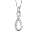 Drop Infinity Pendant 0.35ct