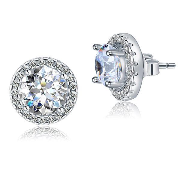 925 earring hotsell with diamonds