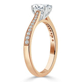 Lab-Diamond Oval Cut Engagement Ring, Classic Style, Choose Your Stone Size and Metal