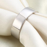 Men's Contemporary Wedding Band Set In Solid Sterling Silver 925