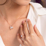 1.00ct Classic Round Brilliant Cut Rose Gold Diamond Ring