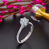 1.00ct Classic Round Brilliant Cut Diamond Ring