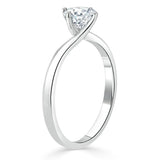 Lab-Diamond, Round Cut Engagement Ring, Choose Your Stone Size and Metal